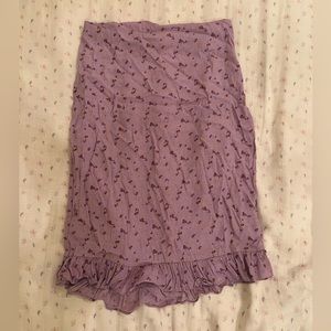 Urban outfitters purple midi skirt